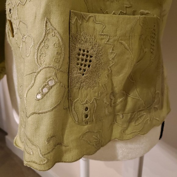 Kial Embroidered Collared Jacket - Picture 5 of 16